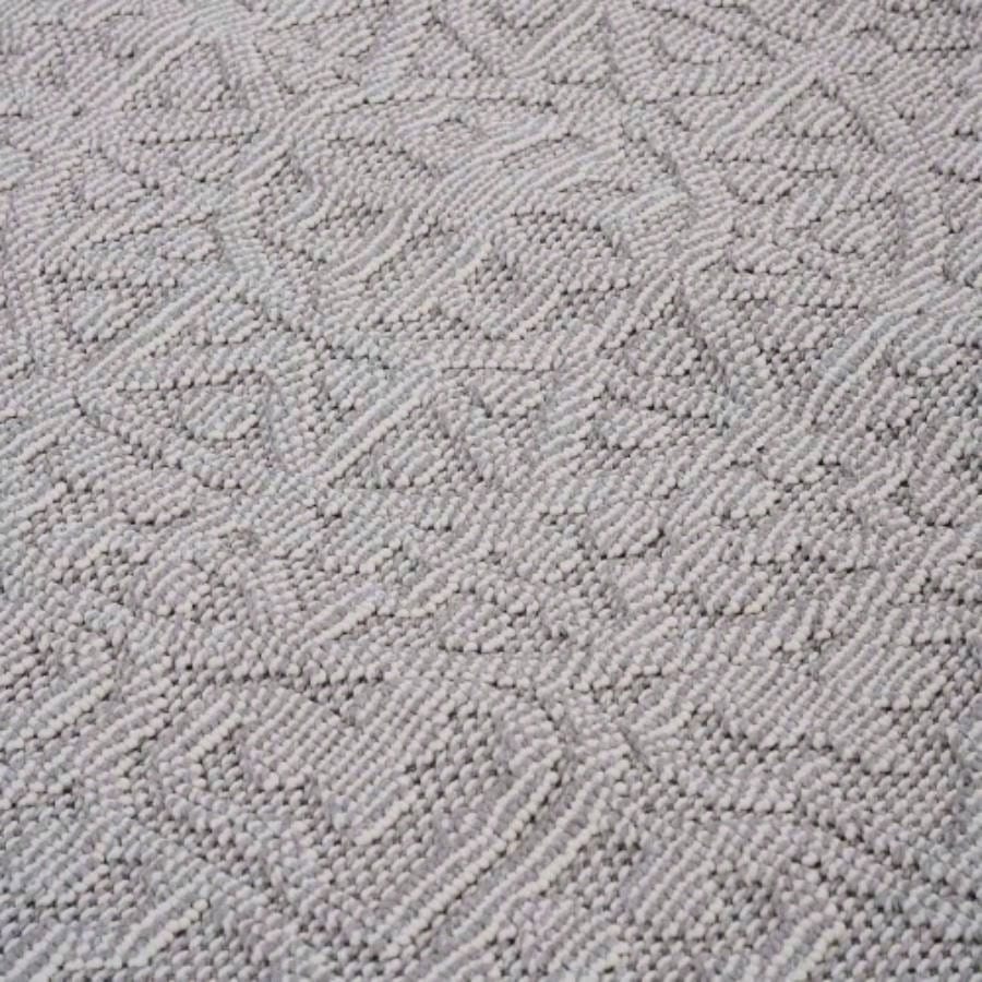 NAAR Guros 6X9 White/ Ivory/ Medallion Indoor/ Outdoor Area Rug