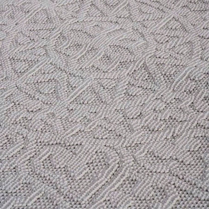 LOOM LUXE 8X10 White/Ivory/Medallion Indoor/Outdoor Area Rug