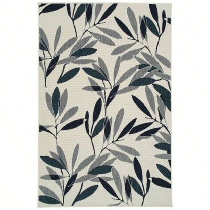 Modern, Textured Cut Pile 53x 6 Rectangle Area Rug