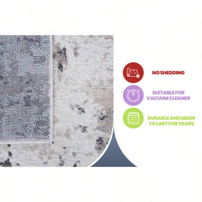 NAAR PAYAS 6X9/ Brown/ Abstract Area Rug