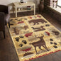 Natures Nest GCCBL3002 Multi 5 ft. 3 in. ft. 3 in. Lodge Area Rug