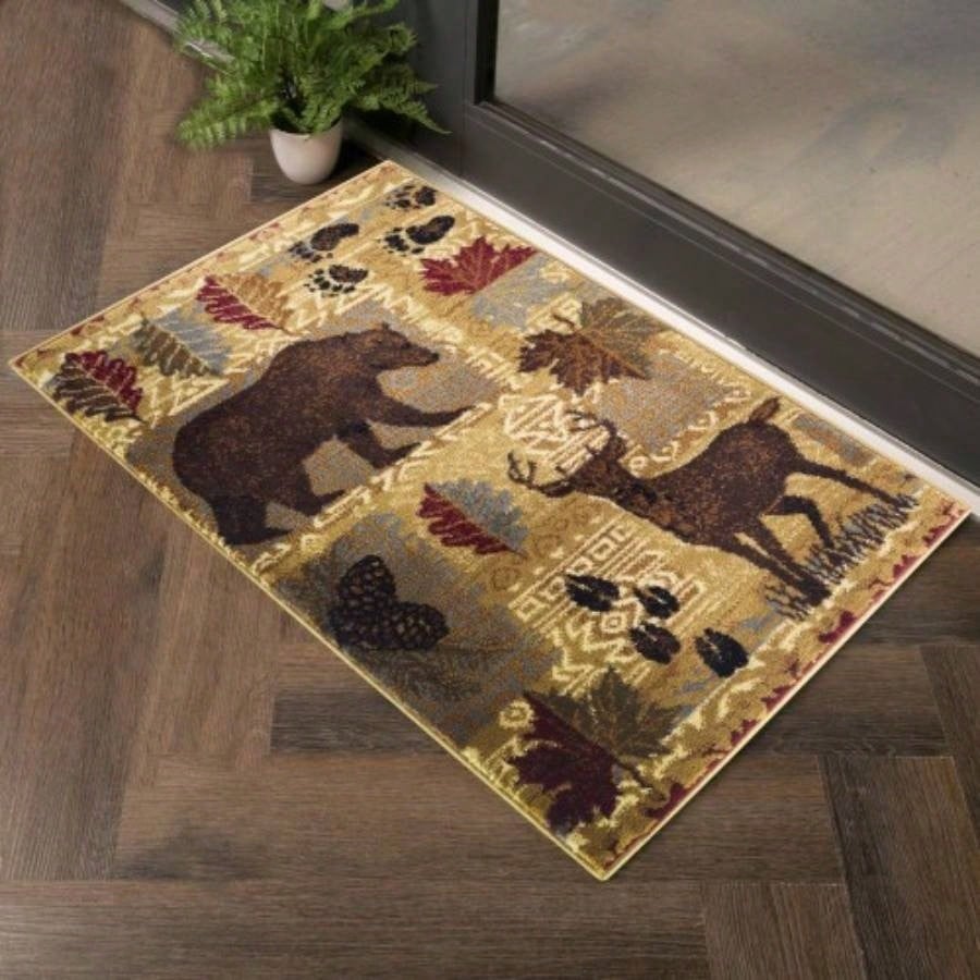Natures Nest GCCBL3002 Multi 5 ft. 3 in. ft. 3 in. Lodge Area Rug