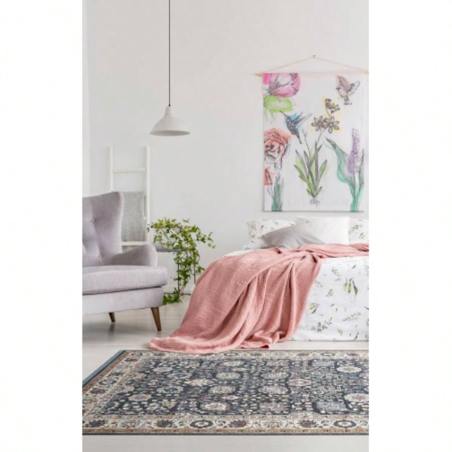 Transitional, Cut Pile 53x 3 Rectangle Area Rug