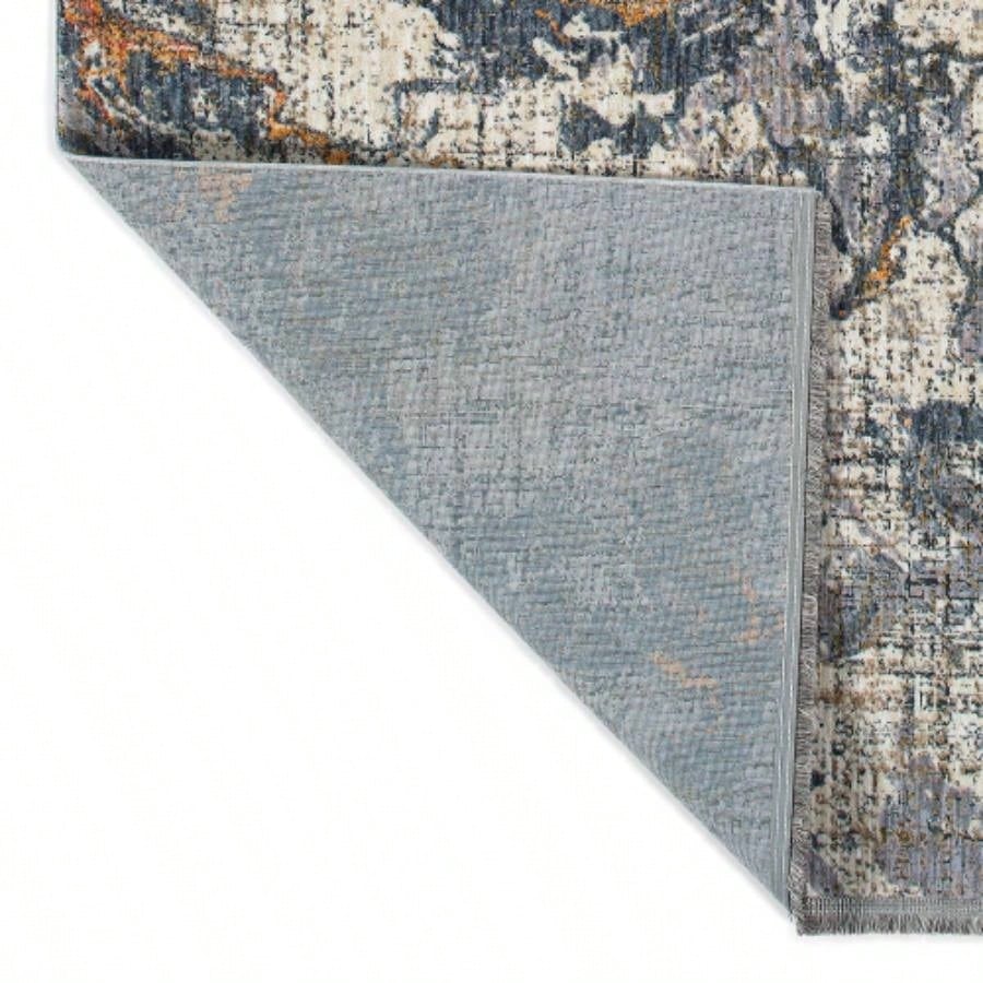 Modern, Abstract, Cut Pile 53x 3 Rectangle Area Rug