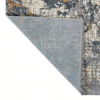 Modern, Abstract, Cut Pile 53x 3 Rectangle Area Rug