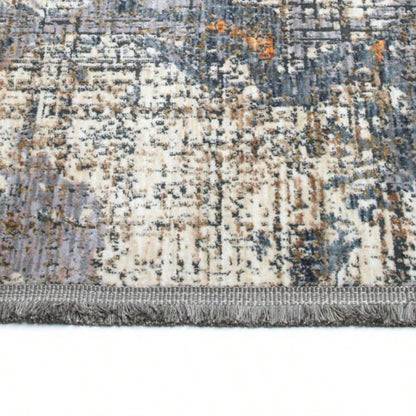 Modern, Abstract, Cut Pile 53x 3 Rectangle Area Rug