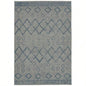 Modern, Transitional, Geometric, Southwestern, Textured High - Low Cut Loop 53x 6 Rectangle Area Rug