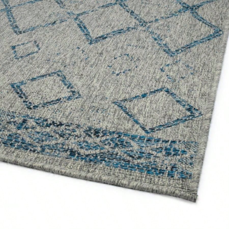 Modern, Transitional, Geometric, Southwestern, Textured High - Low Cut Loop 53x 6 Rectangle Area Rug