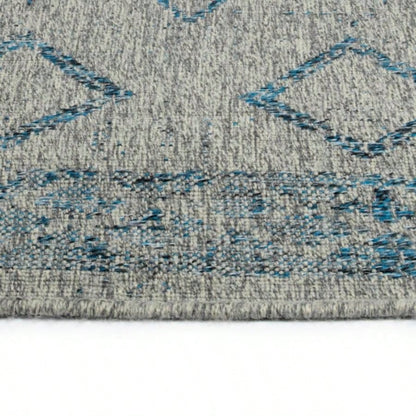 Modern, Transitional, Geometric, Southwestern, Textured High - Low Cut Loop 53x 6 Rectangle Area Rug