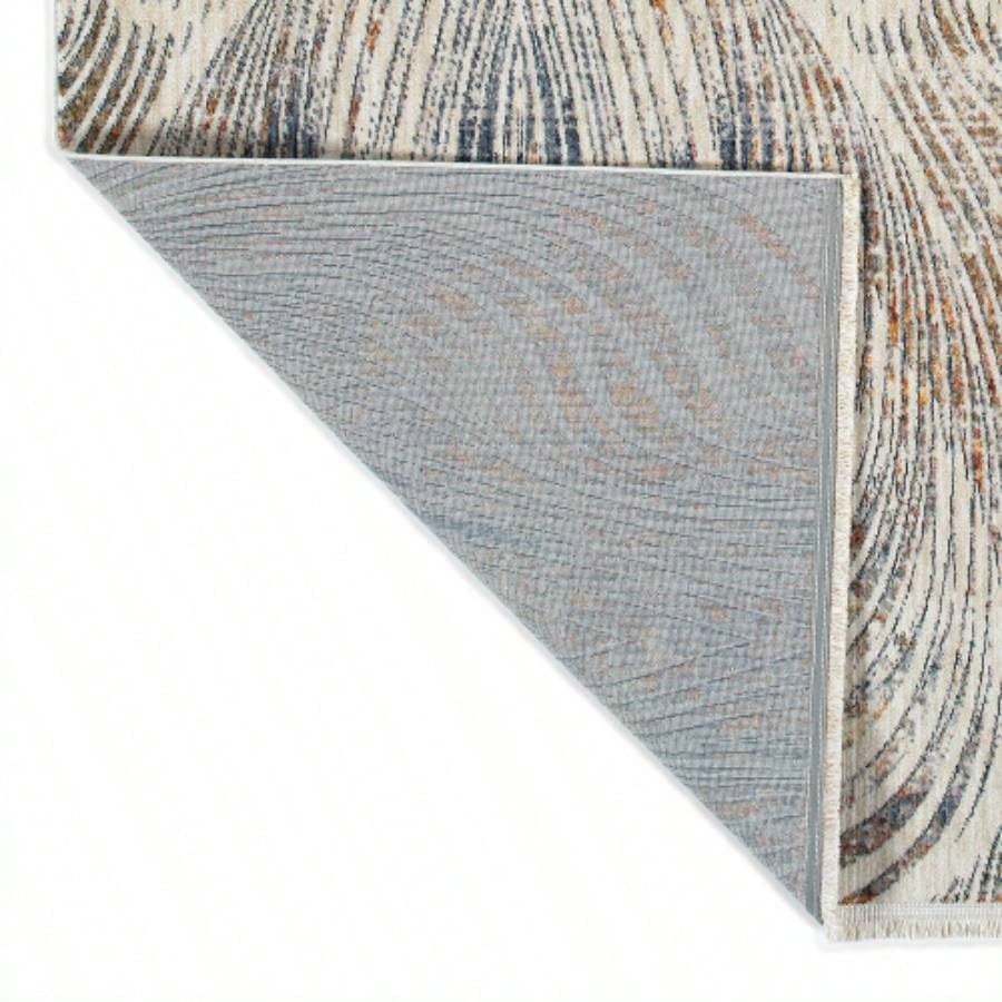 Modern, Abstract, Cut Pile 53x 3 Rectangle Area Rug