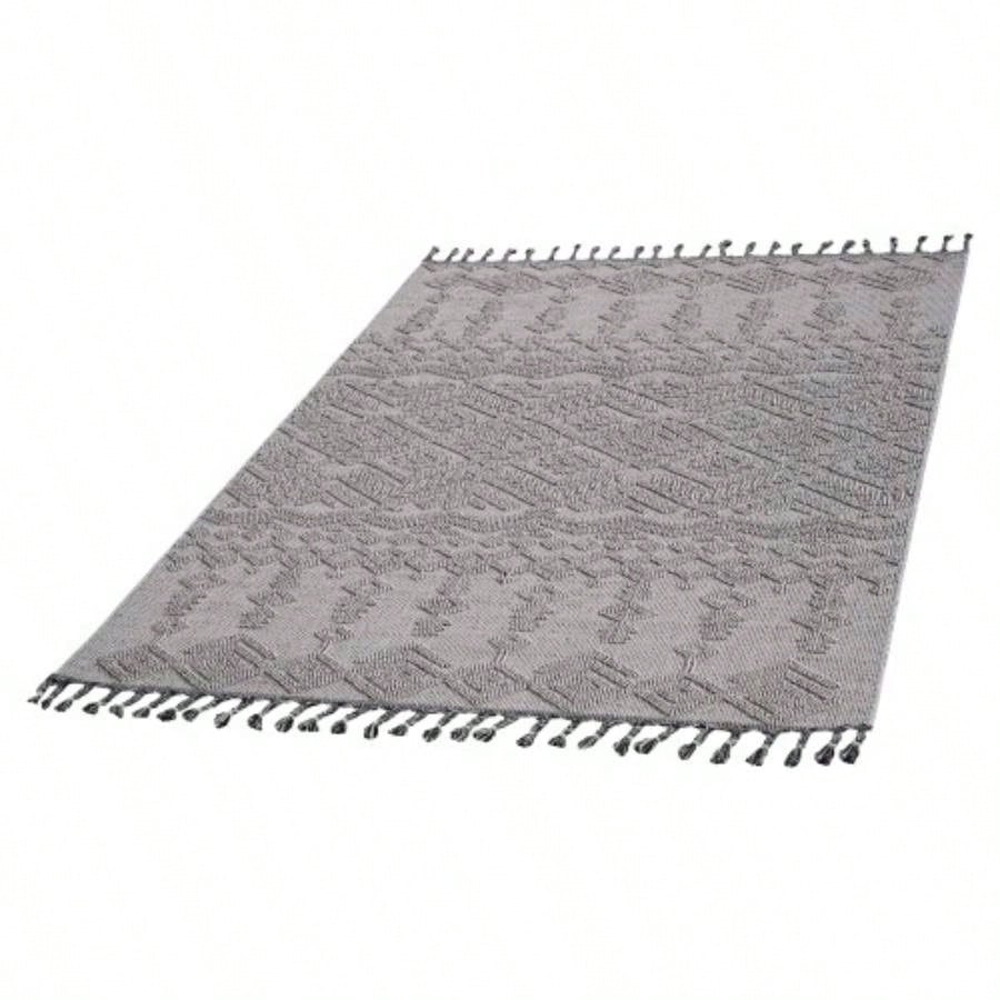 LOOM LUXE 8X10 White/White/Traditional Indoor/Outdoor Area Rug