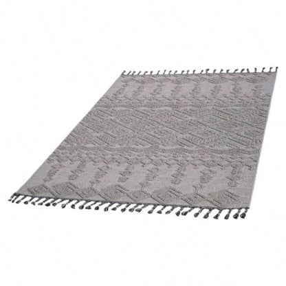 LOOM LUXE 8X10 White/White/Traditional Indoor/Outdoor Area Rug