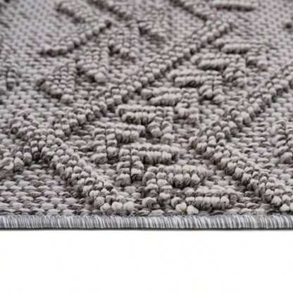 LOOM LUXE 8X10 White/White/Traditional Indoor/Outdoor Area Rug