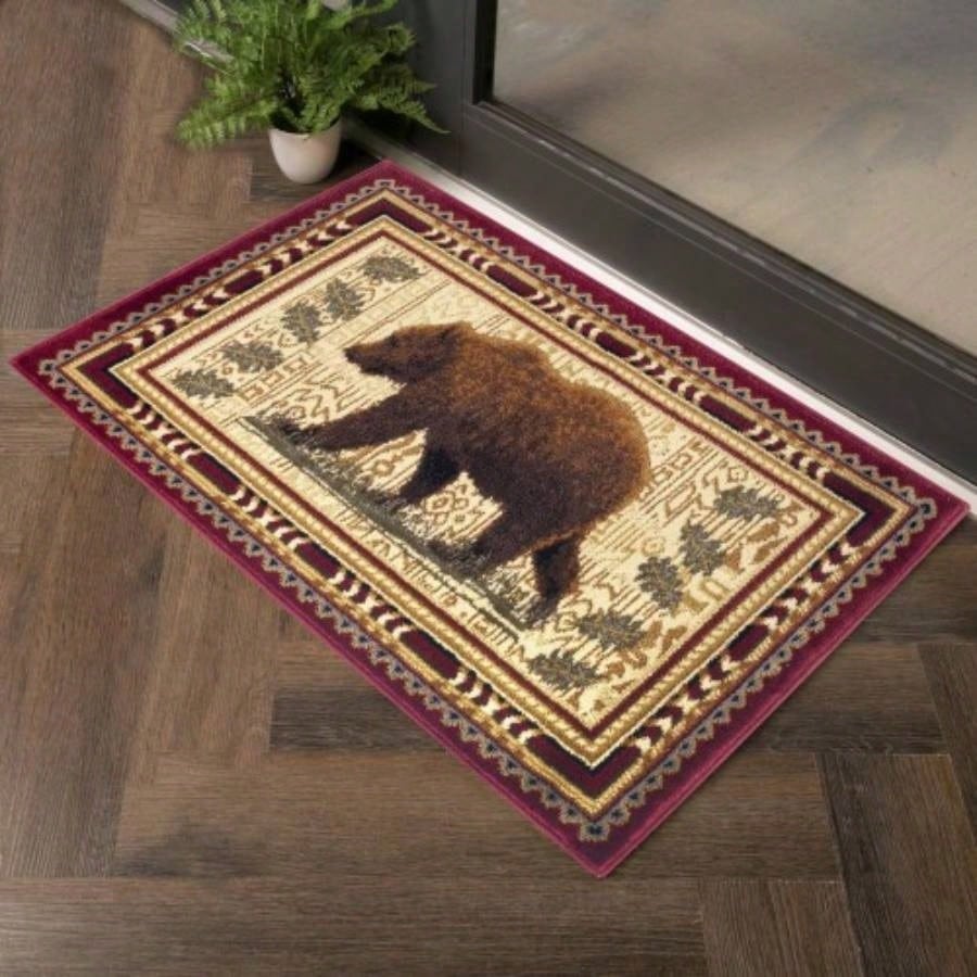 Natures Nest GCCBL3007 Multi 5 ft. 3 in. ft. 3 in. Lodge Area Rug