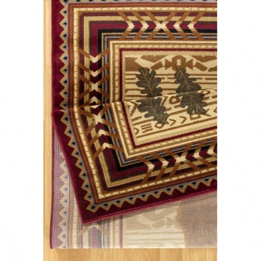 Natures Nest GCCBL3007 Multi 5 ft. 3 in. ft. 3 in. Lodge Area Rug