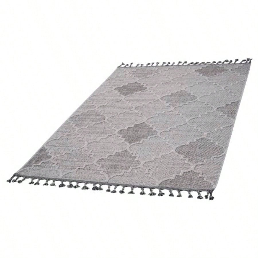 LOOM LUXE 8X10 White//Trellis Indoor/Outdoor Area Rug