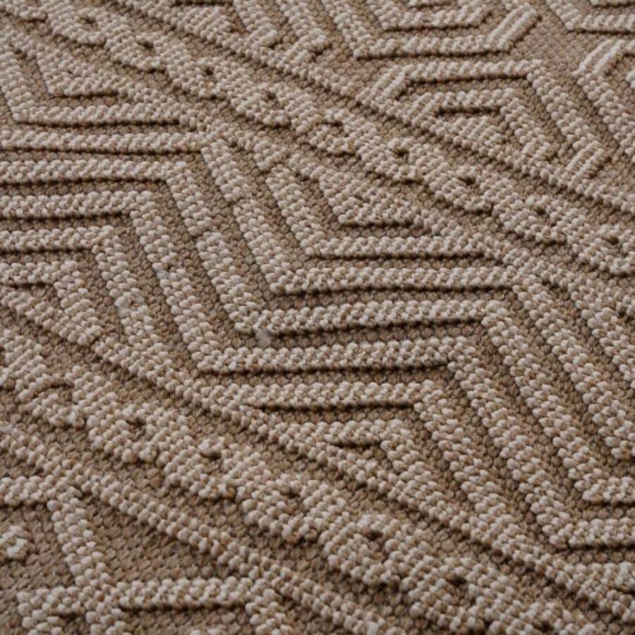 LOOM LUXE 8X10 Mocha/Geometric Indoor/Outdoor Area Rug