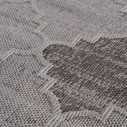 LOOM LUXE 8X10 White//Trellis Indoor/Outdoor Area Rug