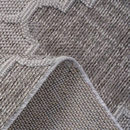 LOOM LUXE 8X10 White//Trellis Indoor/Outdoor Area Rug