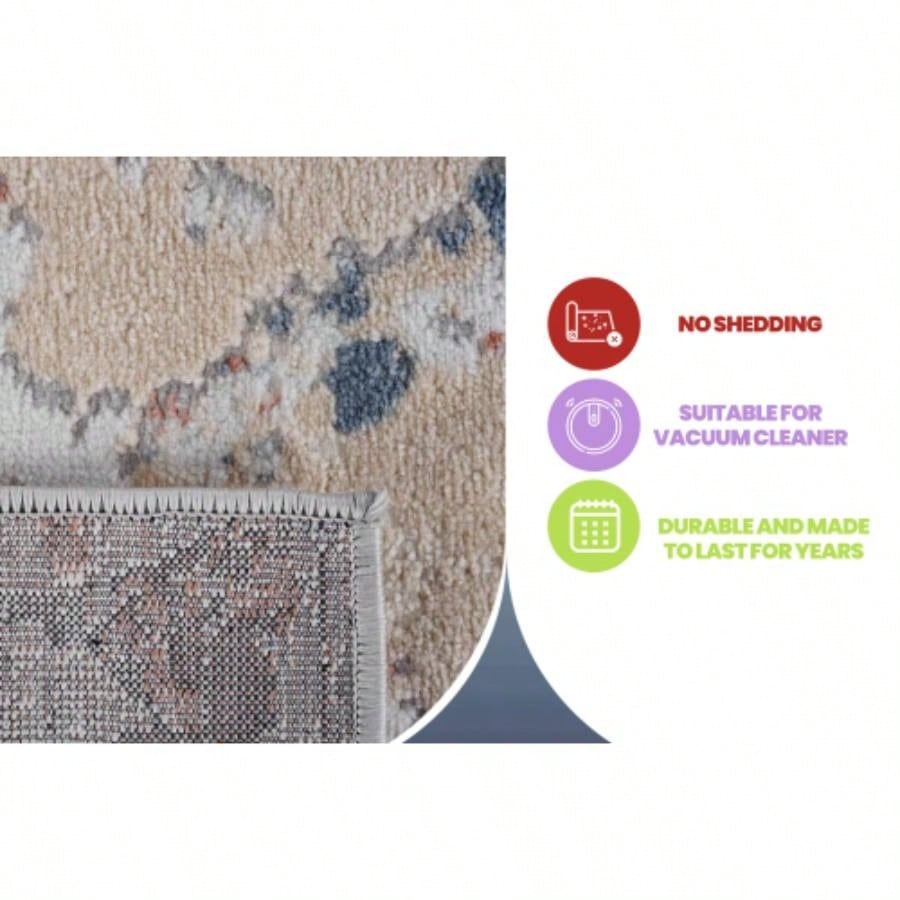 NAAR MARFI 6X9 Multi/ Contemporary Area Rug