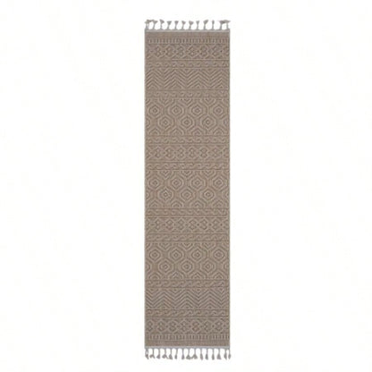 NAAR Guros 5X7 Mocha/ Geometric Indoor/ Outdoor Area Rug