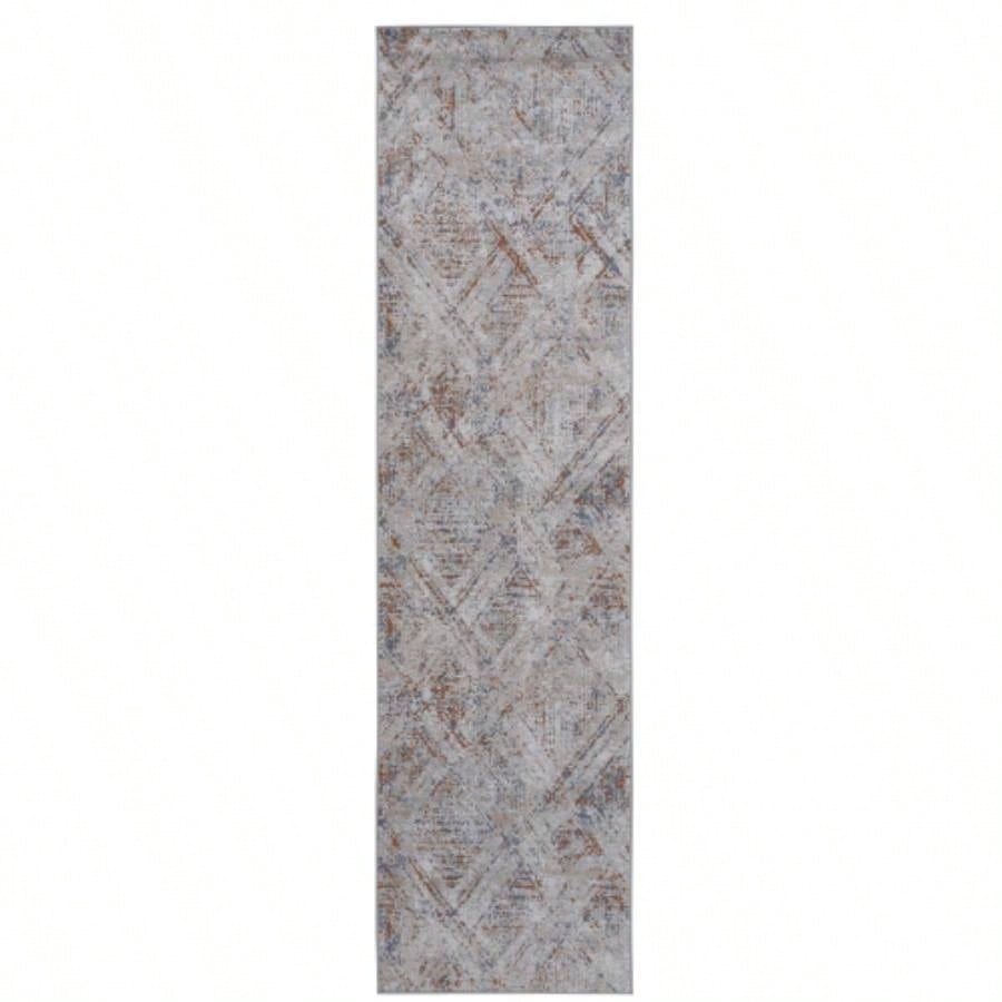 NAAR PAYAS 6X9 Beige/ Geometric Area Rug