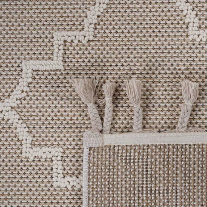NAAR Guros 6X9 Ivory/ Trellis Indoor/ Outdoor Area Rug