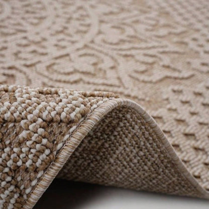 NAAR Guros 6X9 Beige/ Medallion Indoor/ Outdoor Area Rug