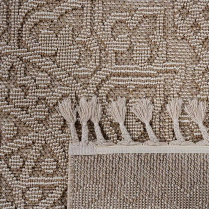 NAAR Guros 6X9 Beige/ Medallion Indoor/ Outdoor Area Rug
