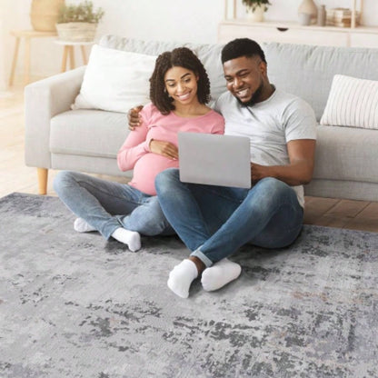 NAAR MARFI 5X7 Ivory/ Sand/ Abstract Area Rug