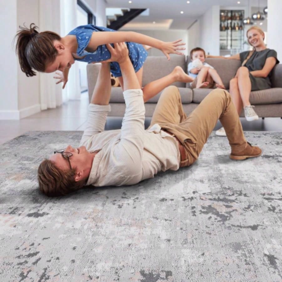 NAAR MARFI 5X7/ Multi/ Abstract Area Rug