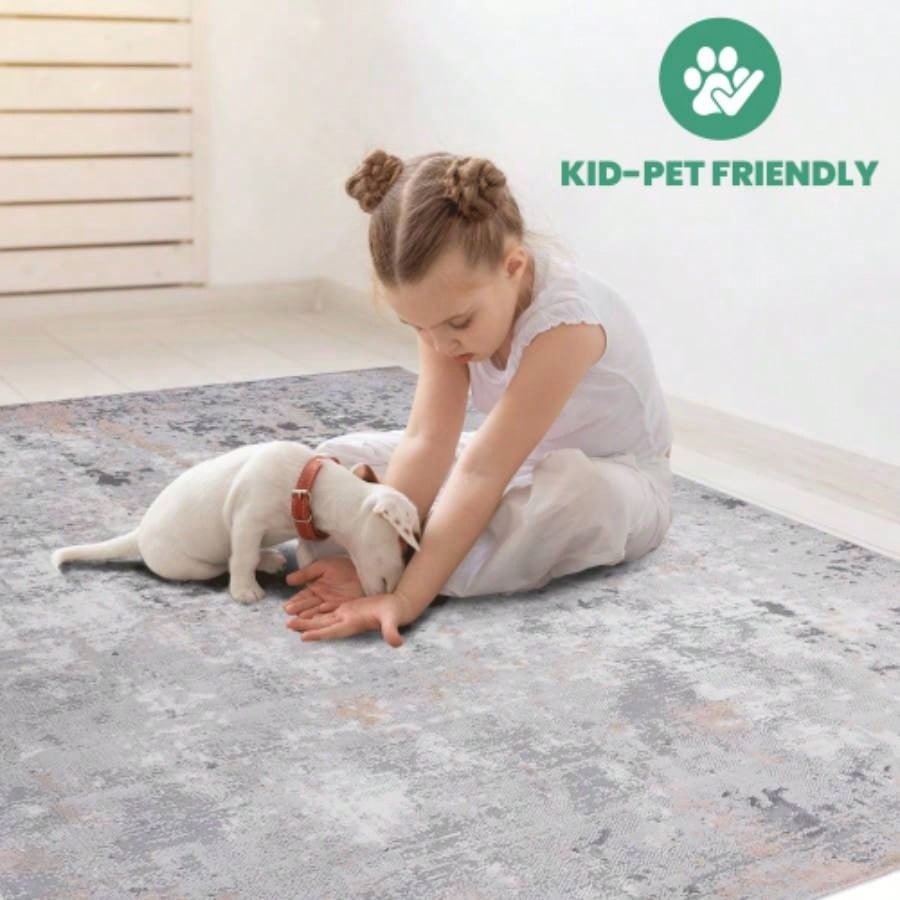 NAAR MARFI 5X7/ Multi/ Abstract Area Rug