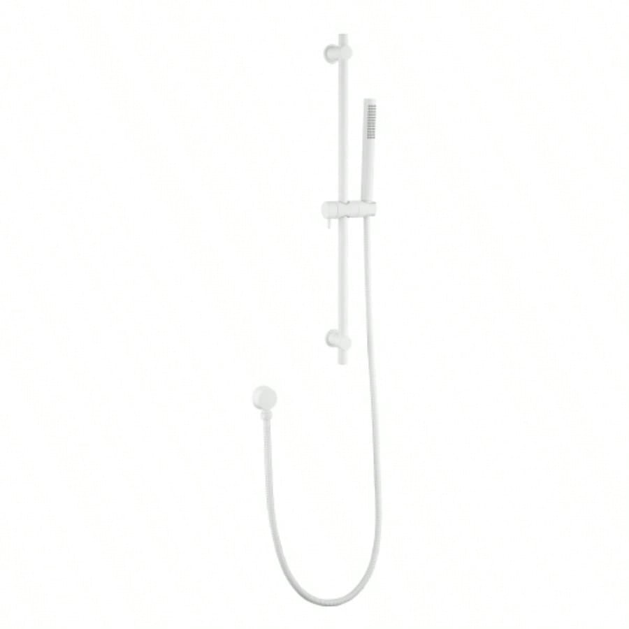 SHOWERS Stainless Steel Slide Bar Grab Rail Includes Handheld Shower and 69 - Inch Hose