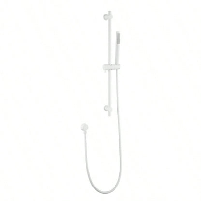 SHOWERS Stainless Steel Slide Bar Grab Rail Includes Handheld Shower and 69 - Inch Hose