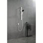 SHOWERS Stainless Steel Slide Bar Grab Rail Includes Handheld Shower and 69 - Inch Hose