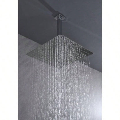 High Pressure Rain Shower, Ultra - Showerhead 304 Stainless Steel Waterfall Shower with Self - Clean Nozzles, Full Body Covering