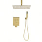 Ceiling Mounted Shower System Combo Set with Handheld and 10Shower