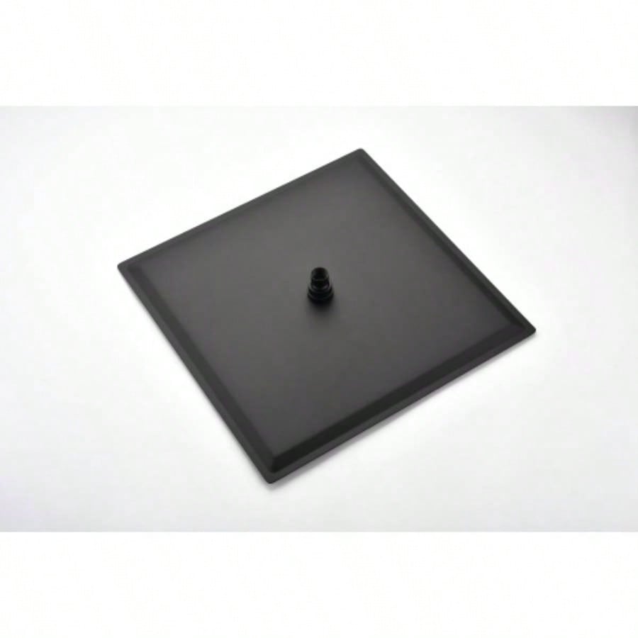 16 Inch Square Rain Shower Matte Black 304 Stainless Steel Showerhead