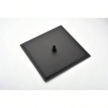 16 Inch Square Rain Shower Matte Black 304 Stainless Steel Showerhead