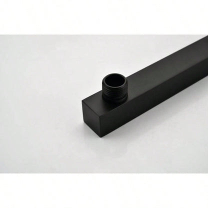 Brass Matte Black Shower Faucet Set Shower System 10 Inch Rainfall Shower with Handheld Sprayer Bathroom Luxury Rain Mixer Combo Set, Rough - in Included,