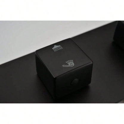 Brass Matte Black Shower Faucet Set Shower System 10 Inch Rainfall Shower with Handheld Sprayer Bathroom Luxury Rain Mixer Combo Set, Rough - in Included,