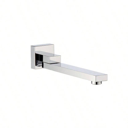 Wall mounted shower system combo with hand shower, 12 inch shower and tub spout
