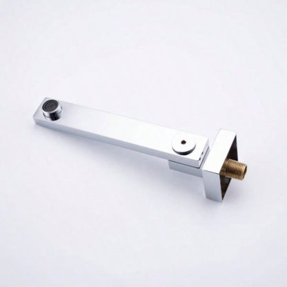Wall mounted shower system combo with hand shower, 12 inch shower and tub spout