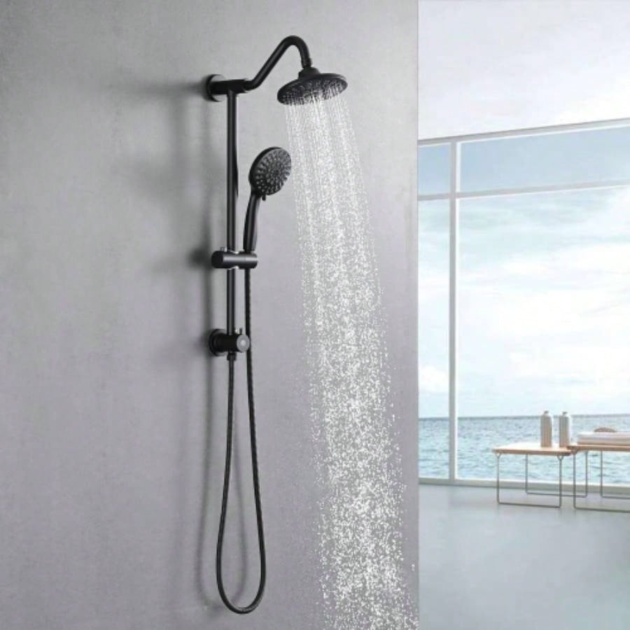 6 Inch Rain Shower with Handheld Shower Bathroom Rain Shower System