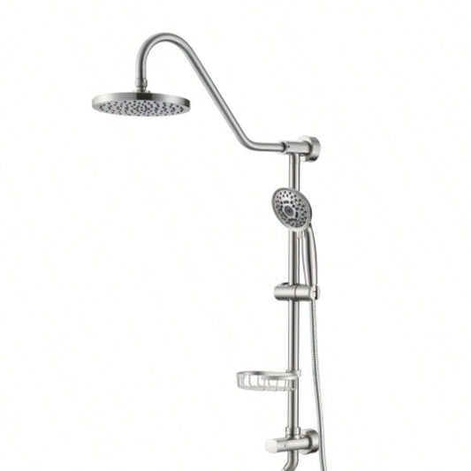 Shower with Handheld Shower System with 8 Rain Shower
