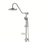 Shower with Handheld Shower System with 8 Rain Shower