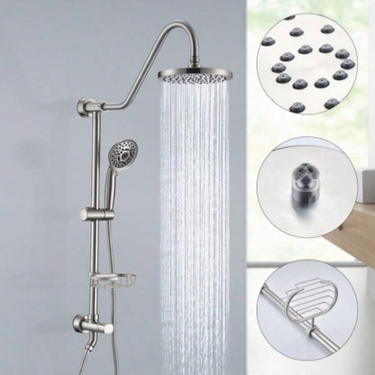 Shower with Handheld Shower System with 8 Rain Shower Rough - in Included