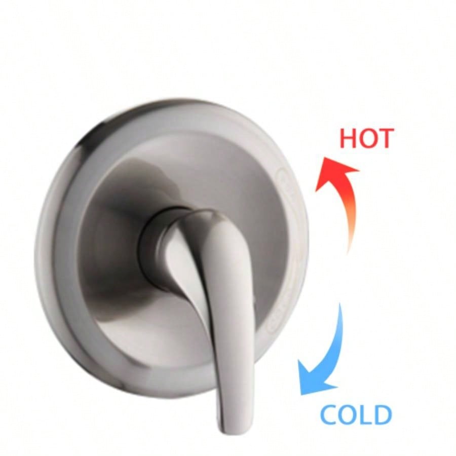 Shower with Handheld Shower System with 8 Rain Shower Rough - in Included