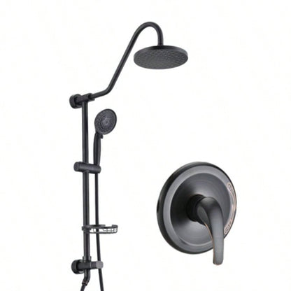 Shower with Handheld Shower System with 8 Rain Shower Rough - in Included