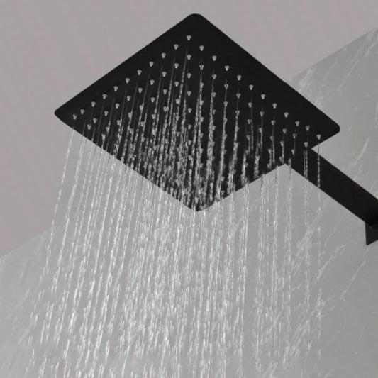 12 Wall Mount Rainfall Square Shower